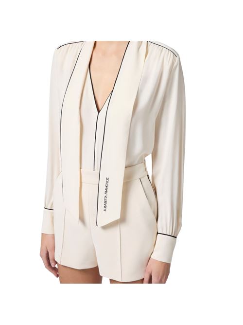 Viscose georgette shirt ELISABETTA FRANCHI | CA10451E2.E84